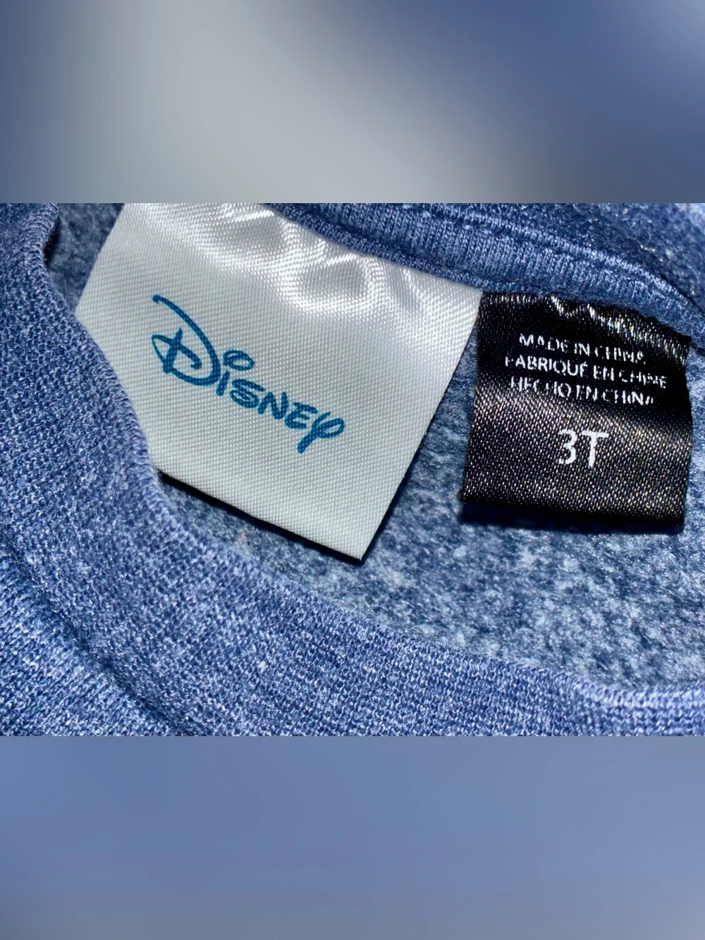 Disney Blue Kids Sweatshirt with Mickey Graphic